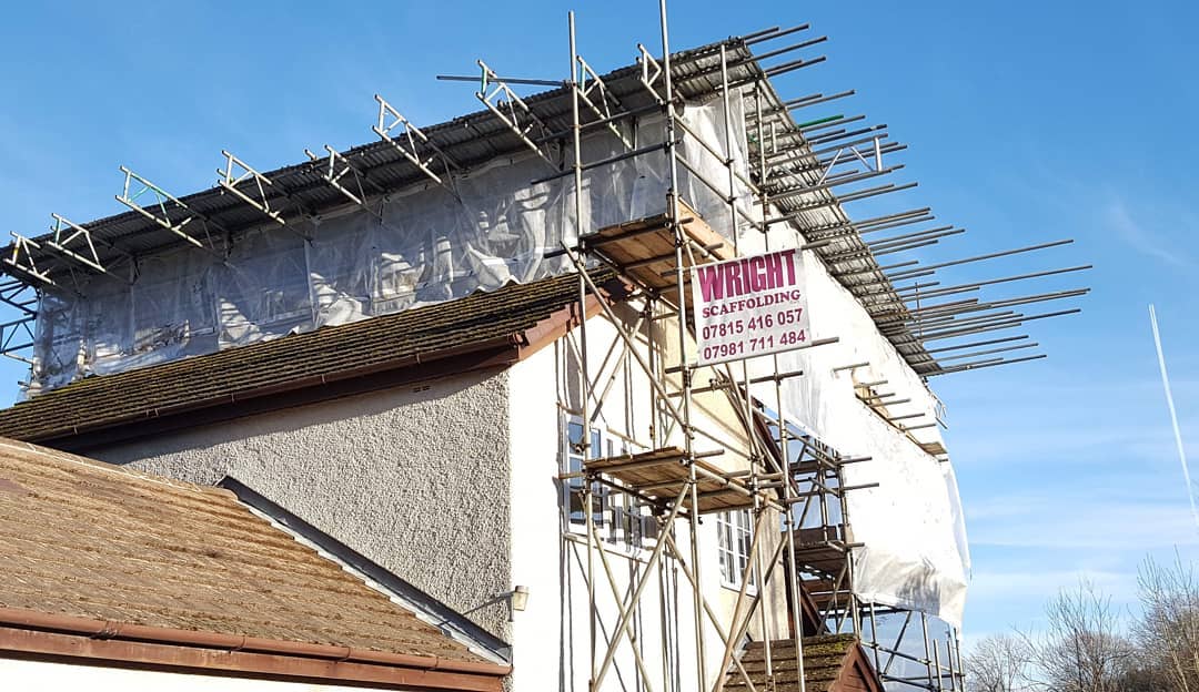 Wright Scaffolding project in Abergavenny